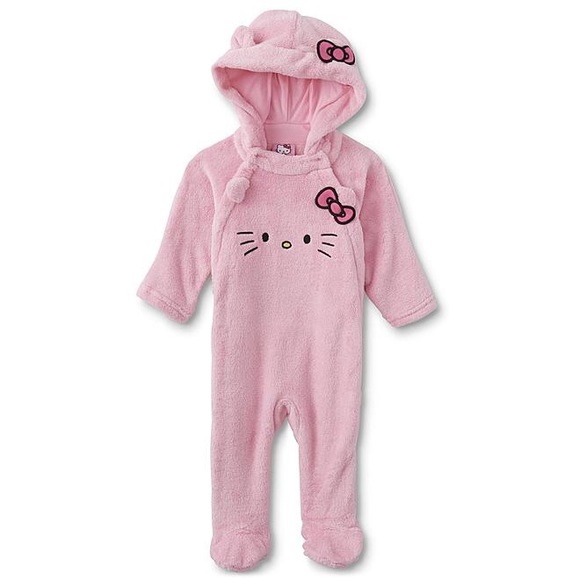 baby girl fleece pram suit